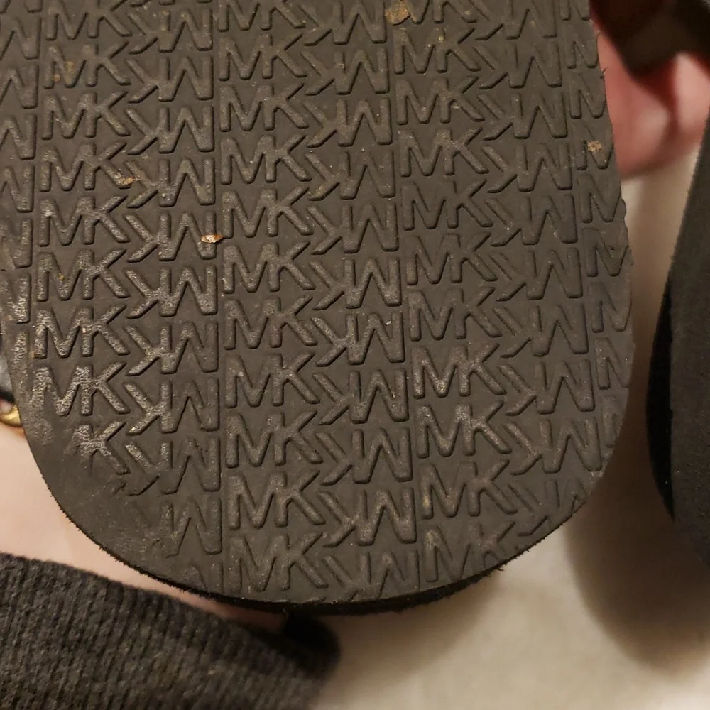 MICHAEL KORS 10 BLACK FLIP FLOP - Picture 3 of 11